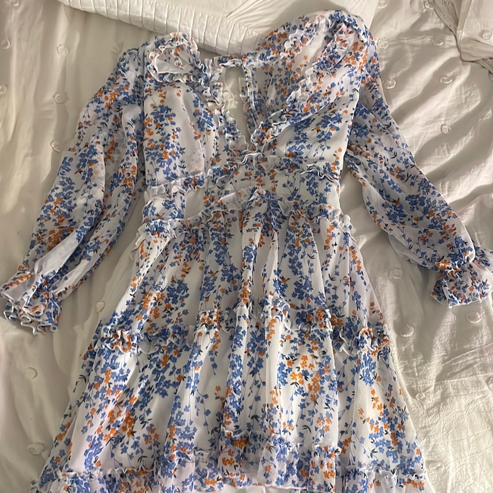 Gorge shein dress open back